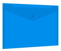 Папка-конверт на кнопке 150 мм, А4, BRAUBERG "UNIVERSAL", до 100 листов, синяя