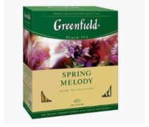 Чай Гринфилд Spring Melody 1,5г, 100 пак