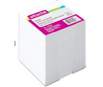 Блок для записи 9*9*9 см ATTACHE  в подставке прозрачной, куб, белый