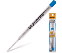 Стержень 1,0 мм  98 мм Braurberg (тип Parker) синий цвет для шариковой ручки