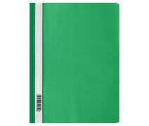 Папка скоросшиватель А4 160мкм, СТАММ , зеленая с прозр. верхом