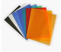 Обложки ПВХ пластиковые прозрачные А4 0,18 мм синие, пачка 100 шт