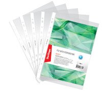 Файлы с перфорацией А4 40 мкм Berlingo, до 50л, пачка 100шт