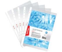 Файлы с перфорацией А4 90 мкм Berlingo, до 60л, пачка 50шт