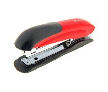 Степлер №10 Lamark Ulrich , металлический корпус, встроенный антистеплер, красный