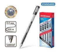 Ручка гелевая 0,5 мм, ErichKrause G-Tone, чернила чёрные