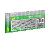 Батарейка AAA GP Super G-Tech  (LR03) 24A алкалиновая, SB10