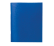 Тетрадь бумвинил А5, 96 л., скоба, офсет №2 ЭКОНОМ, клетка, с полями, STAFF, СИНИЙ