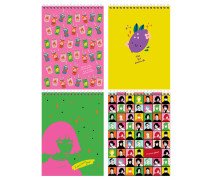 Блокнот А5 80л BG на гребне "На позитиве"