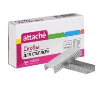 Скобы для степлера № 24/6 Attache, 1000шт