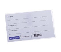 Бейдж 57*90 мм OFFICESPACE с зажимом и булавкой