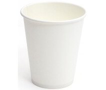 Стакан бумажный белый Мир Упаковки 200 мл,  пачка 50 шт.