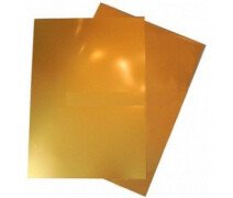 Пластик золотой для изг-я карт PVC, для струйной печати, А4 (210*297), 0,30 мм