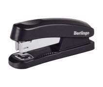 Степлер №24/6, 26/6 Berlingo Universal до 30 л, черный