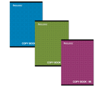 Тетрадь А4, 96л, Brauberg "Pro" клетка, офсет 60 г/м, обл.мел.карт. Монохром2 (3 вида)