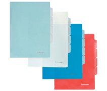 Уголок пластиковый А4 150 мкм, Brauberg с 3-мя отделами