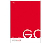 Тетрадь А4 96 л, клетка, скоба, Хатбер, Mono Color