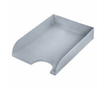 Лоток горизонтальный для бумаг 1 секция Brauberg "Standard", серый