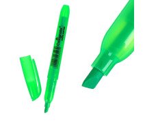 Маркер текстовый скошенный 5 мм, зелёный