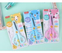 Ножницы 12,5 см безопасные в пластиковом корпусе /1/12/600