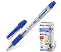 Ручка шариковая 0,7 мм Brauberg "Samurai" цвет синий