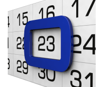 Курсор магнитный объемный ПРЯМОУГОЛЬНЫЙ синий, 2 магнита (АКРИЛ, М-2) (уп.50шт.)