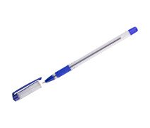 Ручка шариковая 1,0 мм OfficeSpace "School", грип, цвет синий