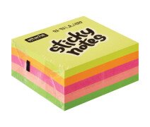Блок для записи 51*51 мм, 250 листов, 5 цветов  с липким слоем Attache Selection