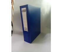 Короб архивный 120мм X12CM пластик на кнопке Tranbo Синий