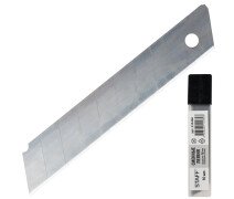 Запасные лезвия для канц ножей Staff, 18 мм, в упаковке 10 шт