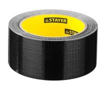 Скотч  48 мм*25 м Stayer черный армированный