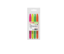 Набор текстовыделителей STAFF "Manager" HL-238, 4 шт., АССОРТИ, линия 1-3 мм