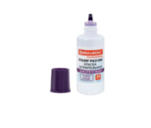Краска штемпельная 30 мл BRAUBERG PROFESSIONAL, clear stamp, фиолетовая, на водной основе