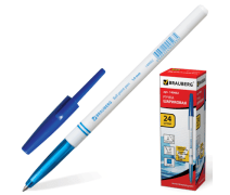 Ручка шариковая 1,0 мм Brauberg офисная  цвет синий