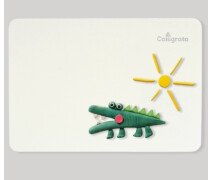 Доска для лепки пластиковая А5 Calligrata "Популярная", белая