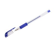 Ручка гелевая 0,5 мм, OfficeSpace, цвет синий, игольчатый стержень