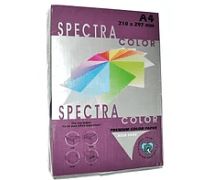 Бумага цветная А3, 80г, 44A, Raspberry, темно-сиреневый, Sinar Spectra, пачка 500л