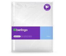 Файлы с перфорацией А4 60 мкм Berlingo Mirror, до 100л, пачка 50шт