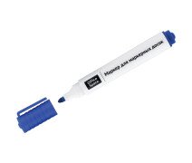 Маркер для доски 3мм  OfficeSpace синий, пулевидный