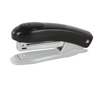 Степлер №24/6, 26/6 BRAUBERG "STYLE", до 25 листов, черный