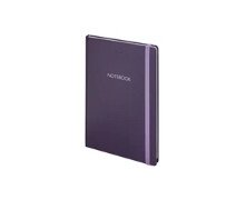 Блокнот с резинкой в клетку 96 л., БОЛЬШОЙ ФОРМАТ А4 204х299 мм, BRAUBERG, "Ultraviolet"