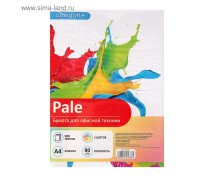 Бумага цветная Calligrata, А4, 500 листов, 5 цветов, пастель, 80 г/м²