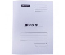 Папка со скоросшивателем А4 300 г. "Дело" мелованный, OfficeSpace