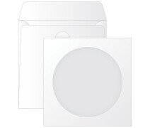 Конверт бумажный 125*125мм для CD, KurtStrip, с окном, декстрин