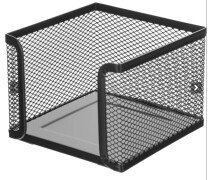 Бокс для бумаги Attache 78x105x105мм черный метал