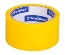 Клейкая лента упаковочная OfficeSpace, 48мм*40м, 45мкм, желтая