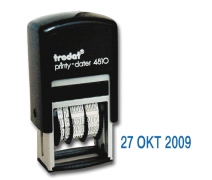 Датер-мини Trodat месяц буквами 3,8мм, 1стр