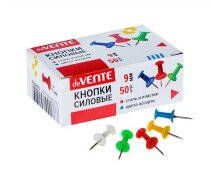 Кнопки-гвоздики deVENTE силовые, цветные 50 штук