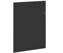 Уголок пластиковый А4, 0,15мм BRAUBERG UNIVERSAL, черная