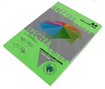 Бумага цветная А3 Spektra 230 зеленый 160 гр 250 л